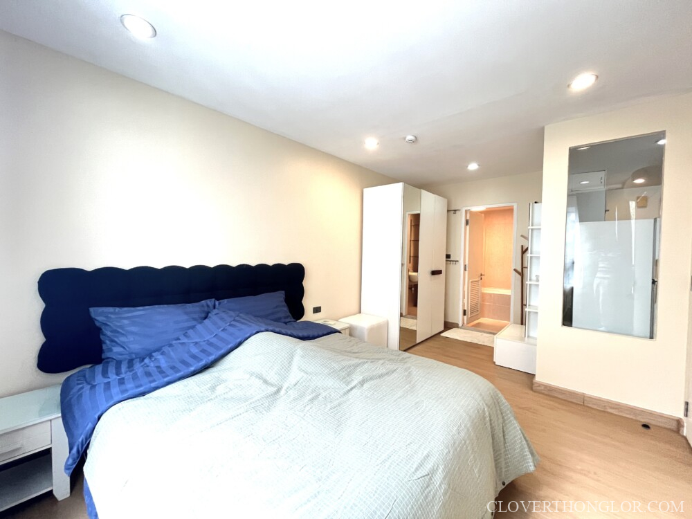 Cozy bedroom with modern decor