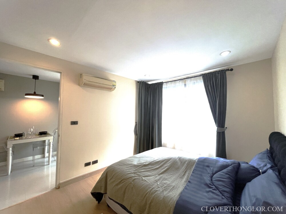 Cozy bedroom with modern decor